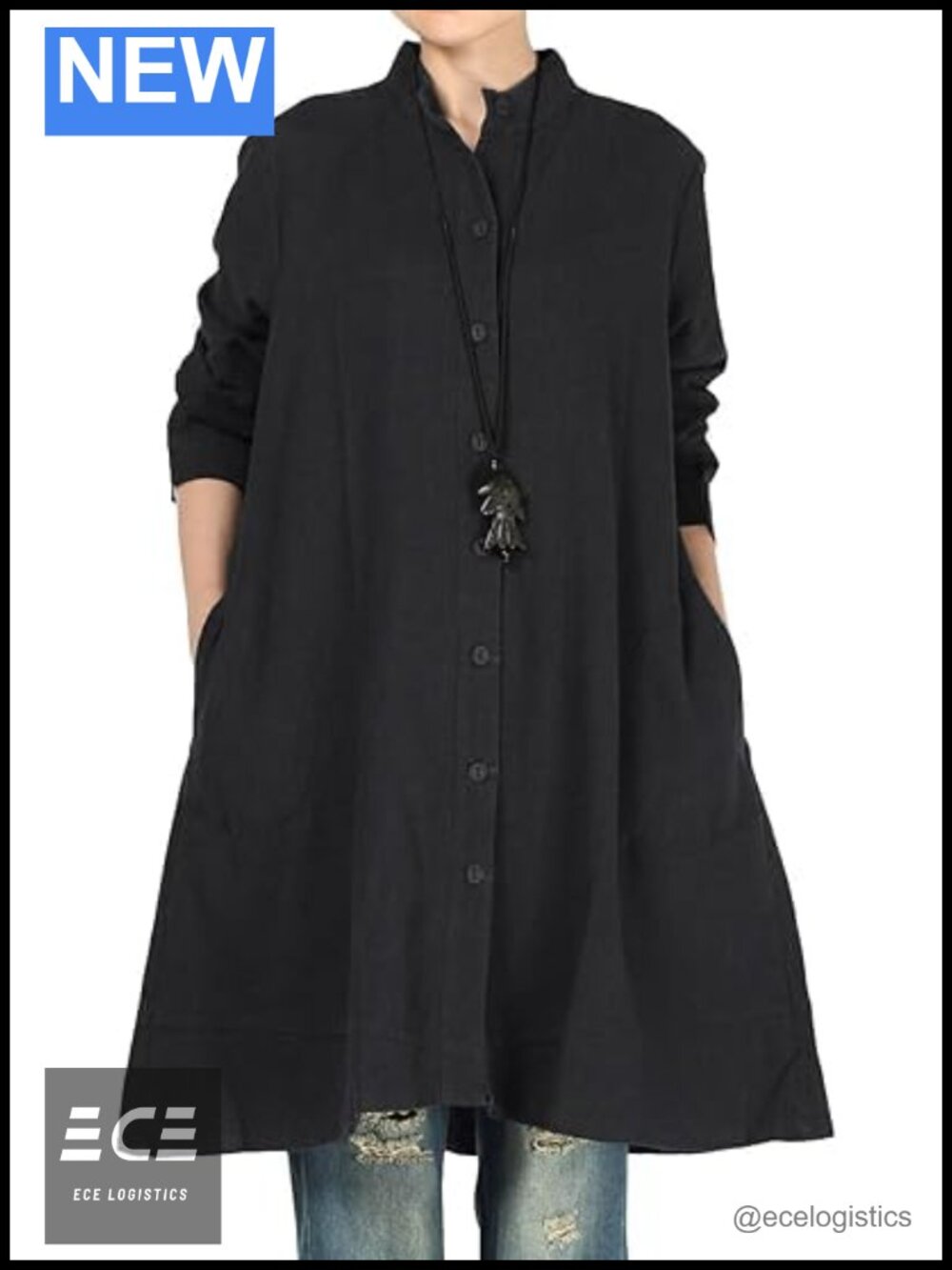Minibee Womens Cotton Linen Button Down Shirt Long Sleeve Tunic Blouse